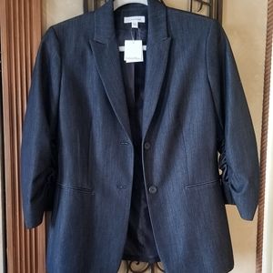 Calvin Klein rushed sleeve Blazer
